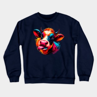 Funny Cow Crewneck Sweatshirt